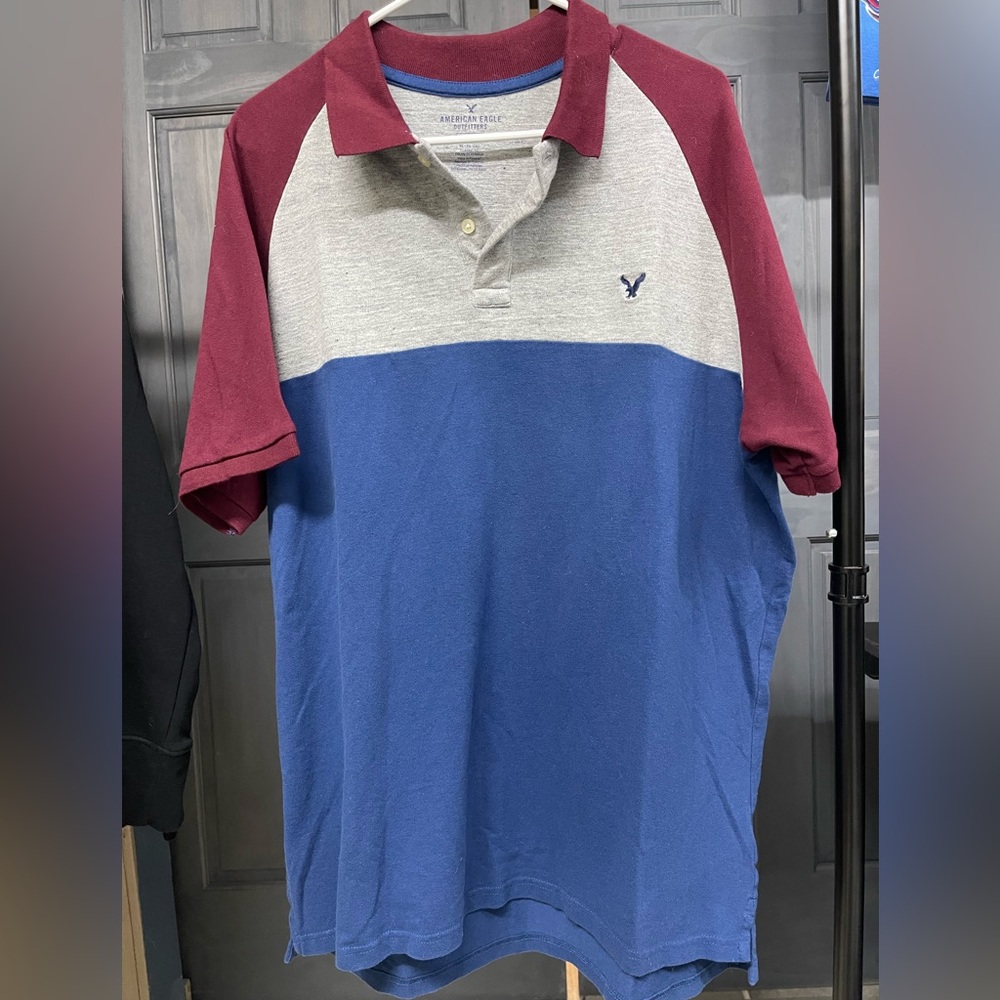 American Eagle Polo shirt Men’s XL core flex